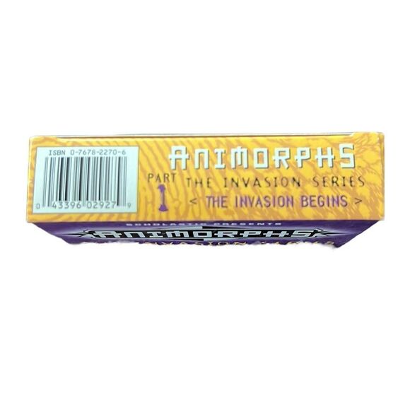Animorphs VHS Tape The Invasion Begins Part 1998 Vintage 90s 3 Episodes - Picture 9 of 10